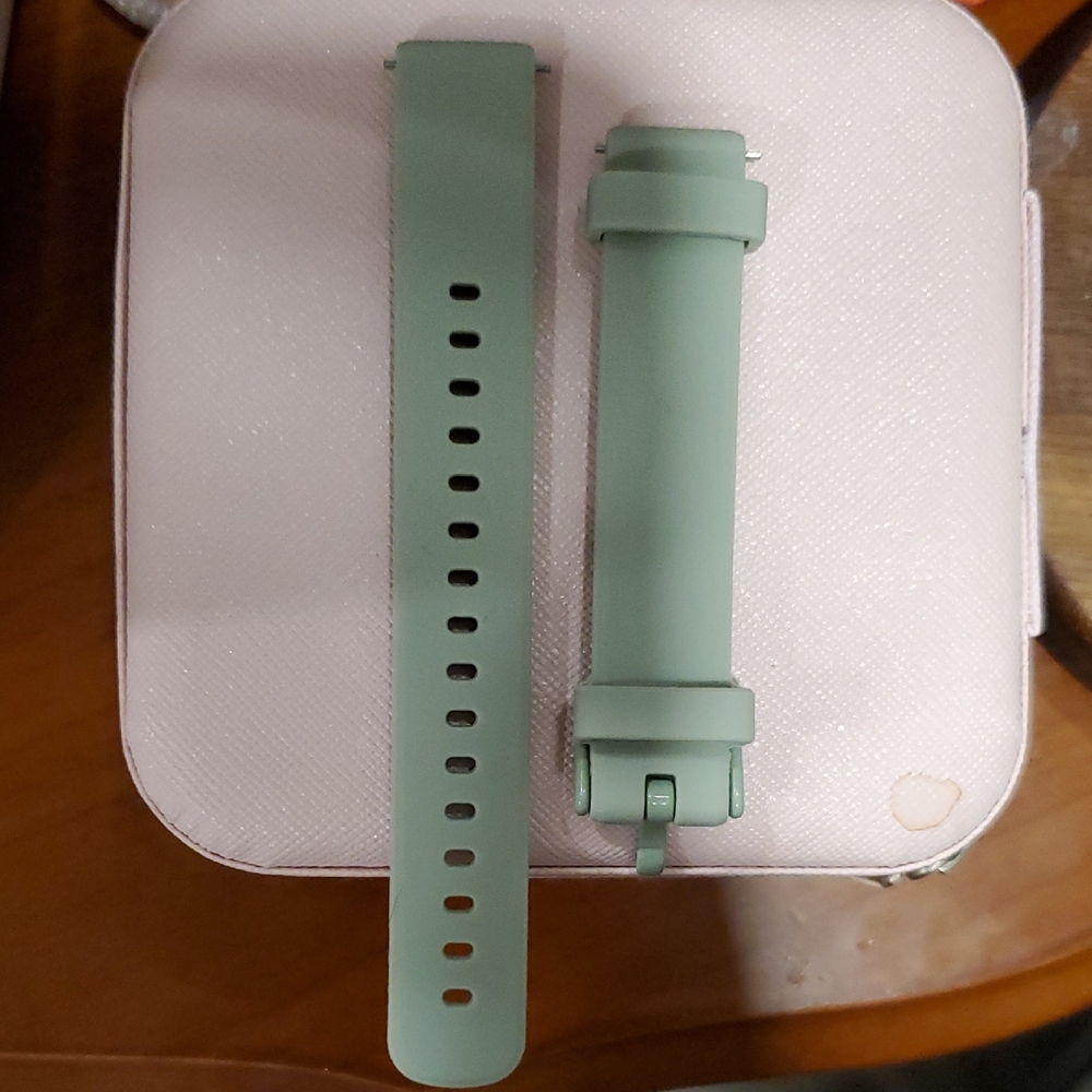 Green Silicone Watch Band Garman Lily 1